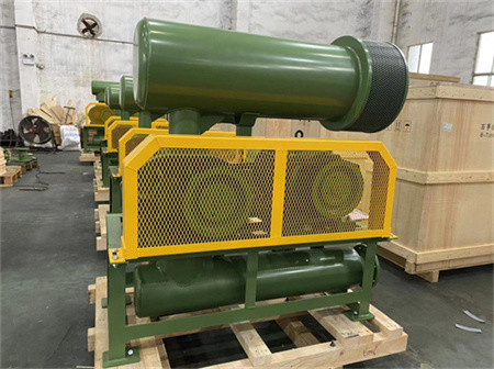 수중생물 배양을 위한 60KPA 1750Rpm 세 로브 루츠 블로워 군대 그린