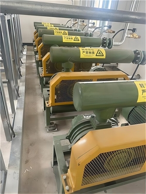 7000mmAq 블로어 RPM1250 37KW 펄프 및 종이 산업용 세 로브 뿌리 블로어