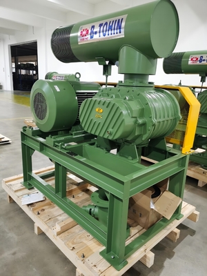 55kw 철 BKW6005 폐수 환기를 위한 3개의 엽 뿌리 풍기는