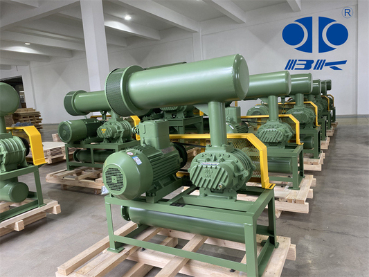 11kw 5.1m3/Min 60kpa 뿌리 회전하는 엽 송풍기 1750 분당 회전수 Dn65 3" 작은 수용량
