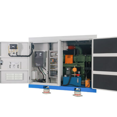 BLG160A,DN150,40-100KPa,2000-3300rpm,PLC 지능형 원격 제어 장치와 함께 영구 자석 변주 주파수 나사 블로어