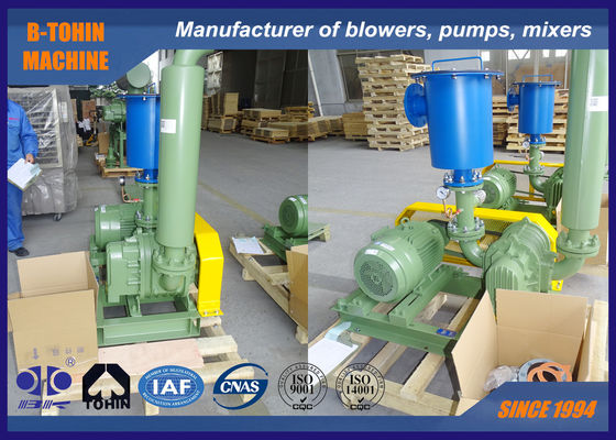 DN150 (6 ") 27.19m3/min 45 kw  -70KPA 루츠 블로워 진공 펌프