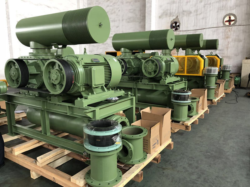 cast iron 15KW 산업 및 운송용 산소 공급용 3 로브 루트 블로어