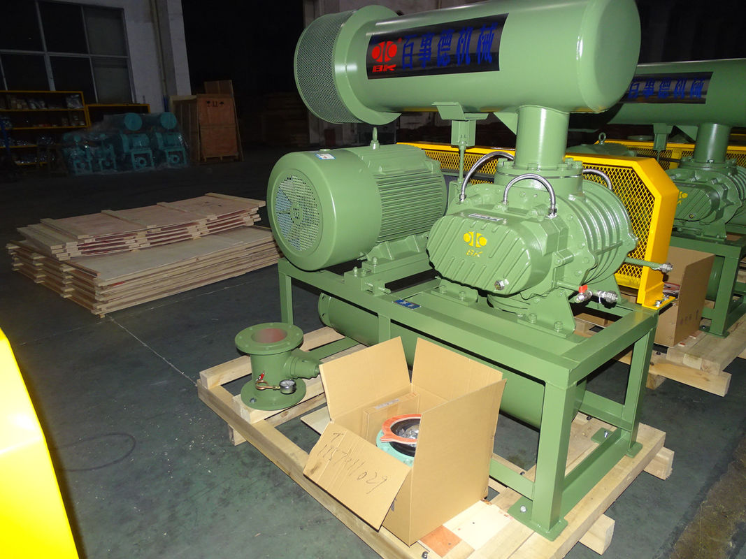 100 Kpa 20m3/Min 6" 55 Kw 무쇠 소형 뿌리 송풍기 3개 로브