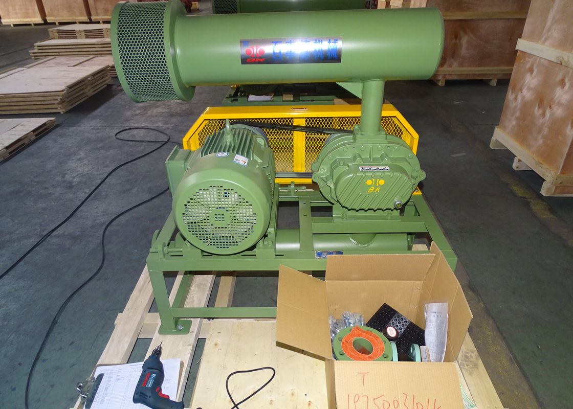 11kw 5.1m3/Min 60kpa 뿌리 회전하는 엽 송풍기 1750 분당 회전수 Dn65 3" 작은 수용량