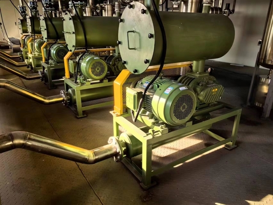 18.5KW 0.04Mpa 3 로브 루트 블로어 가루, 곡물 등을 공기학으로 옮기는 용품